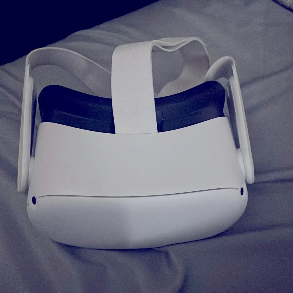 Oculus quest 2 is a vr (virtual reality) headset